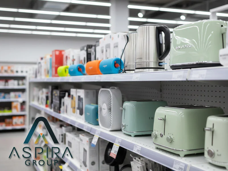 Consumer electronics and accessories for retail